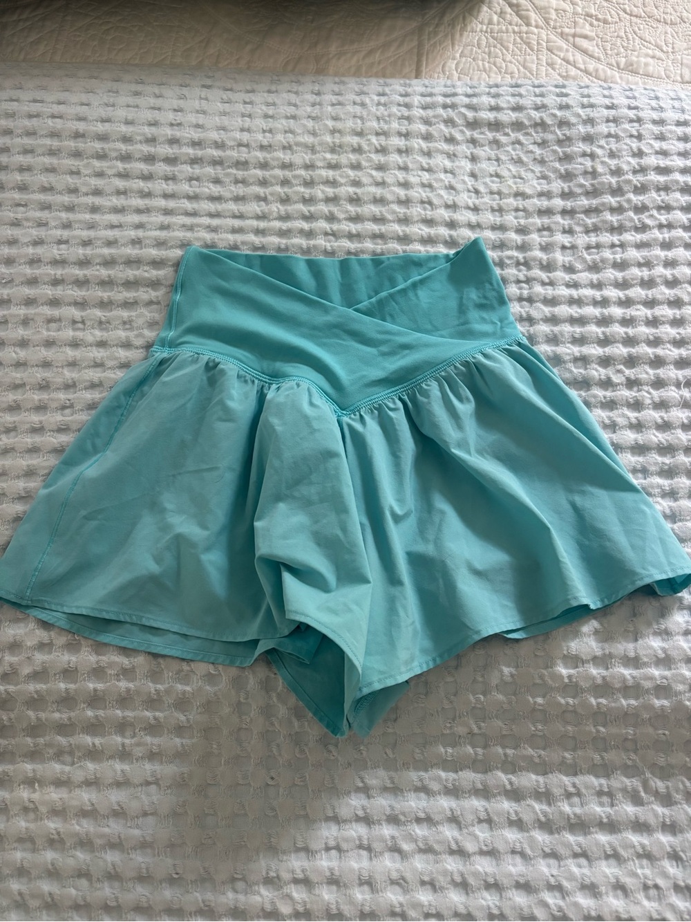 aerie Aqua Athletic Skort Shorts